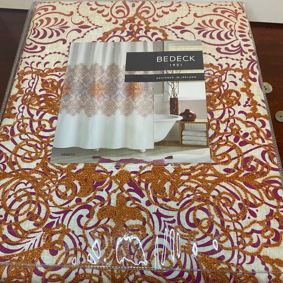 Bedeck Bath Bedeck 951 Boho Embroidered Shower Curtain Poshmark